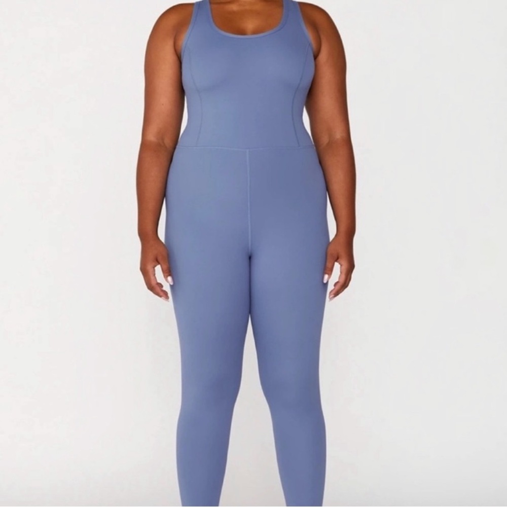 SET active Blue Sportbody Sportysuit Bodysuit Onesie Unitard Cloud  Large